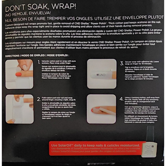 CND Foil Remover Wraps - 250 Count - Picture 2 of 10